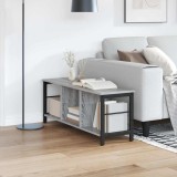 VidaXL Raft pentru cărți Gri Sonoma 102 x 32 x 40,5 cm Lemn compozit 884021