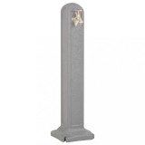 Cumpara ieftin Rezervor de gradina cu robinet, aspect piatra gri deschis
