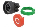 Comutator Apăsare 22mm Roșu