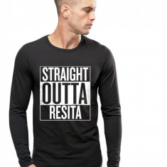 Bluza barbati neagra - Straight Outta Resita - S