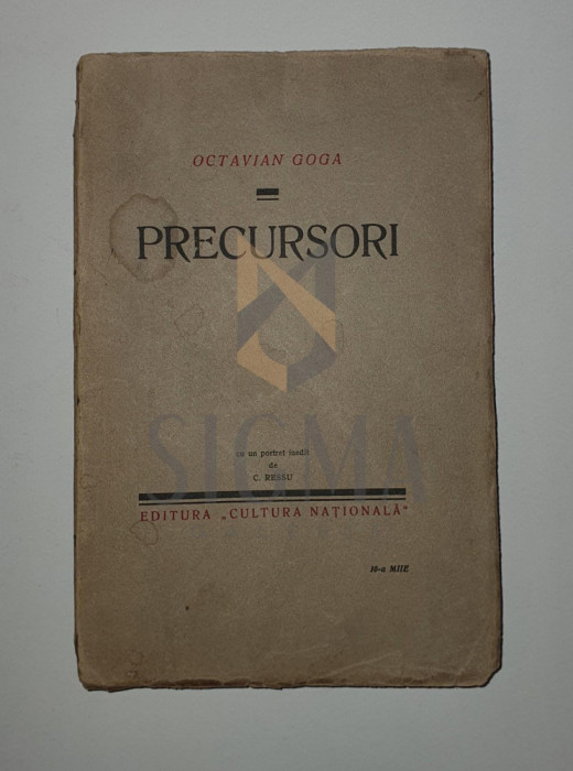 PRECURSORI ( xu un portret de Ressu ) , 1930