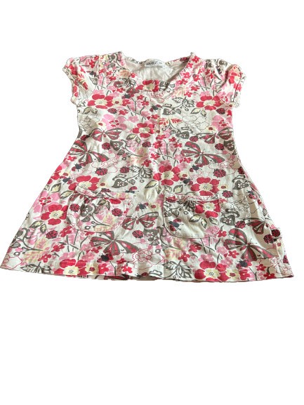Tricou copil, model cu flori , marimea 110