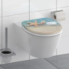 SCHÜTTE Scaun de toaleta cu închidere silentioasa „BEACH” GartenMobel Dekor, vidaXL