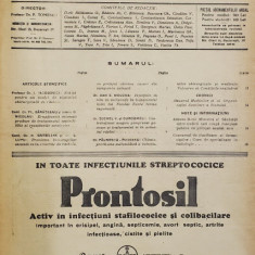 REVISTA MEDICALA, ANUL XX, COLEGAT DE 24 NUMERE, 1942