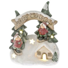 Decoratiune cu LED Merry Christmas 30 cm x 35 cm