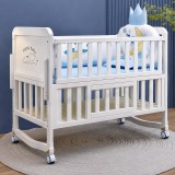 Cumpara ieftin Pătuț bebe din lemn masiv, extensibil 120&times;66&ndash;158 cm, cu saltea, lenjerie,