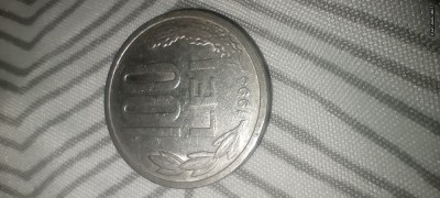 Moneda 100 lei veche 1993 stare buna. foto