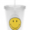 Pahar Double ICE Smiley Transparent, 490 ml