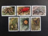 Tanzania 1994 - Fauna / Păianjeni, set complet 6 timbre obliterate -A583