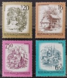 BC657, Austria, lot 9 timbre arhitectura, ani diferiti (6 poze)