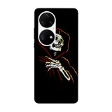 Husa compatibila cu Huawei Nova Y70 model Death is coming, Silicon, TPU, Viceversa, Transparent, Carcasa