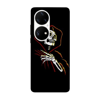 Husa compatibila cu Huawei P50 model Death is coming, Silicon, TPU, Viceversa foto