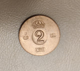 Suedia - 2 ore (1968) - Regele Gustaf VI Adolf - monedă s292, Europa