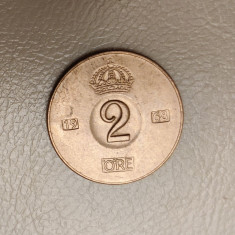 Suedia - 2 ore (1968) - Regele Gustaf VI Adolf - monedă s292