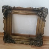 Rama tablou vintage veche anii 1950 1960 din ipsos