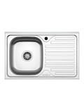 Chiuveta inox SanDonna PS8050 Stanga, 800x500x170 mm