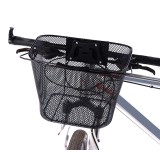 Cos metalic pentru bicicleta cu maner, demontabil, conceput pentru a fi montat