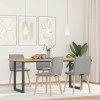 VidaXL Scaune de sufragerie 4 buc țesătură gri nor 3315364