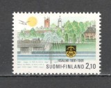 Finlanda.1991 100 ani orasul Iisalmi DF.122, Nestampilat