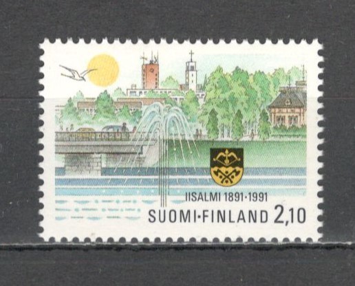 Finlanda.1991 100 ani orasul Iisalmi DF.122