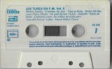 Various - Les Tubes En F.M. Vol. II, Caseta audio