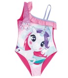 Costum de Baie &Icirc;ntreg pentru Copii Unicorn 2-4-6 Ani. (set 3 buc.)