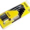Stanley 0-69-257 Set 12 Chei imbus lungi, Cap sferic 1/16-3/8&quot;, L ProAdvanced PowerfulTools