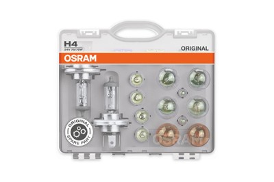 SET BECURI AUTO DE REZERVA CAMION 24V H4 OSRAM 35587 foto