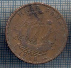 AX 1494 MONEDA- MAREA BRITANIE- 1/2 PENNY -ANUL 1942 -STAREA CARE SE VEDE