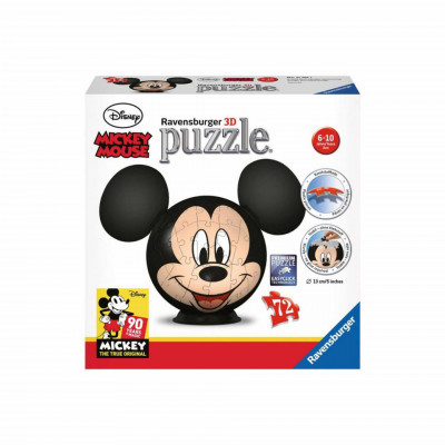 Puzzle 3D Mickey Mouse, 72 Piese foto