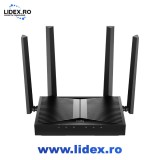 Router Wireless Gigabit CUDY WR3600 BE3600, Wi-Fi 7, Dual-Band 688 + 2882 Mbps, negru
