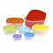 SET 7 CASEROLE ALIMENT CU CAPACE,RAINBOW