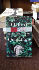 CONCISE DICTIONARY OF QUATATIONS foto