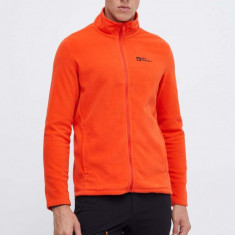 Jack Wolfskin hanorac Taunus culoarea rosu, neted