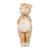 Cumpara ieftin Figurina Ursulet polirasina bej 7x7x18 cm