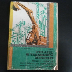 Utilajul Si Tehnologia Meseriei - V. Bratu, D. Plesoianu ,551631