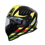 Casca moto integrala, Origine Dinamo Foolish, culoare negru/galben lucios, marim... Cod Produs: MX_NEW 2030150191009S