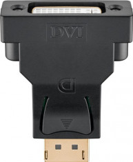 Adaptor DisplayPort tata - DVI-I mama Goobay foto