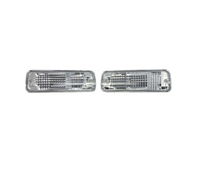 Lampa semnalizare fata Toyota Land Cruiser (Fj80/Fj82), 01.1989-05.1996, model: LT, RJ, tuning, montare fata, stanga+dreapta, PY21W; transparent; far