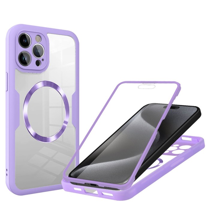 Husa 360&Atilde;&sbquo;&Acirc;&deg; iPhone 15 Pro Max Techsuit ColorVerse MagSafe, mov