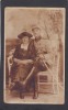 Foto tip Carte Postala Romania - militar roman ofiter decorat Crucea Comemorativa Primul Razboi Mondial, Circulata, Fotografie