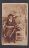 Foto tip Carte Postala Romania - militar roman ofiter decorat Crucea Comemorativa Primul Razboi Mondial, Circulata, Fotografie