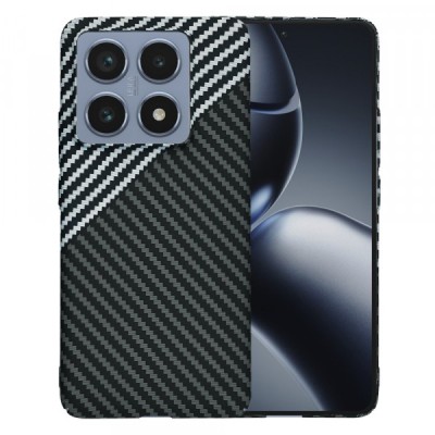 Husa pentru Xiaomi 14T Pro, Techsuit, Carbonite FiberShell, Neagra Gri foto