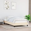 VidaXL Cadru de pat fără saltea, crem, 100x200 cm, textil 346701