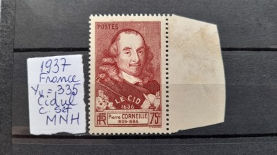 1937-Franta-YT335-c.set-MNH-YT=4,5 E foto