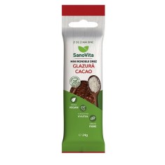 MINI RONDELE OREZ GLAZURA CACAO FARA ZAHAR 24GR (XYLITOL)