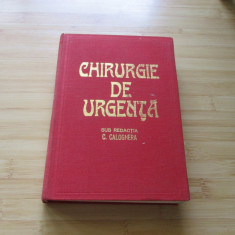 C. CALOGHERA--CHIRURGIE DE URGENTA - 1980