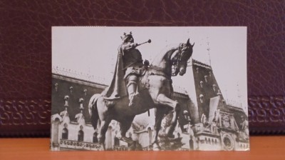 R.P.R. - IASI - STATUIA LUI STEFAN CEL MARE - CIRCULATA, TIMBRATA. foto