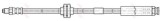 Conducta / cablu frana FIAT PUNTO Van (188AX) (2000 - 2009) TRW PHB437
