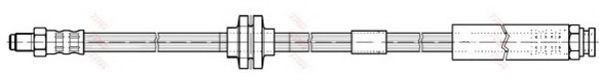 Conducta / cablu frana FIAT PUNTO (188) (1999 - 2016) TRW PHB437